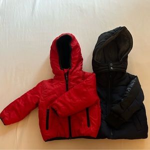 EUC 2 Toddler Winter Coats - Nike & Calvin Klein - Size 12 M